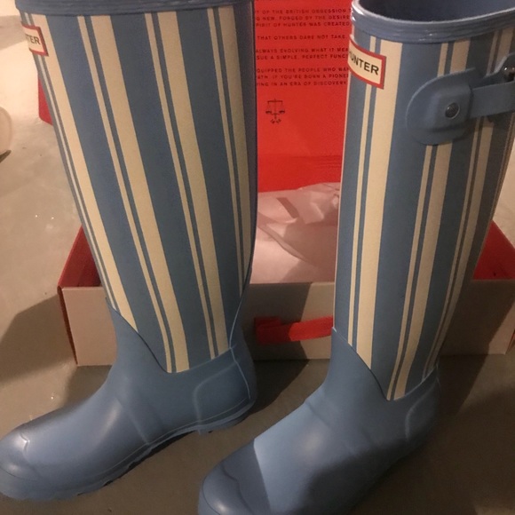 Hunter Original Tall Garden Stripe - Picture 3 of 4